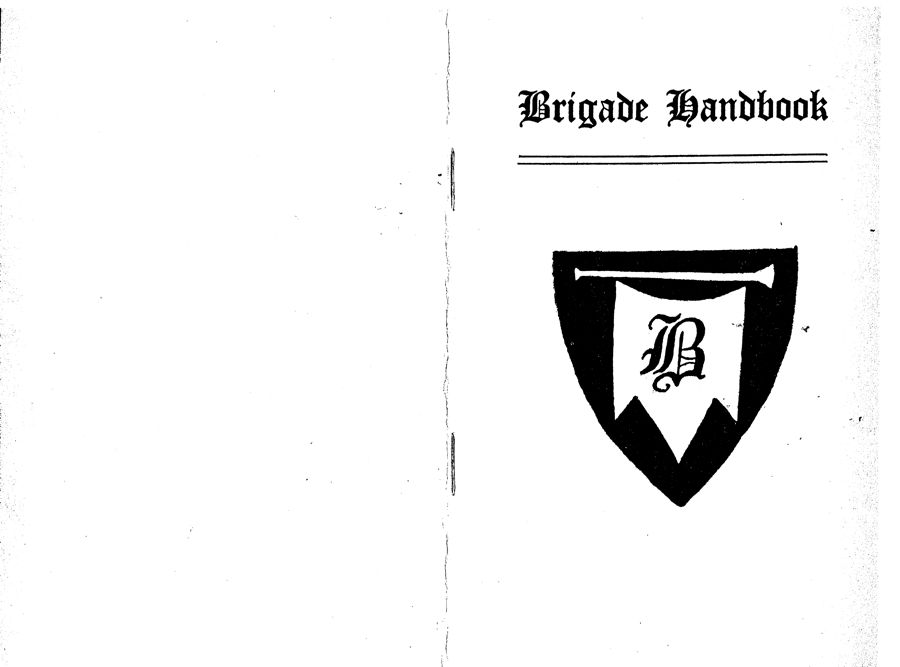 1939 Brigade Handbook 3rd edition
