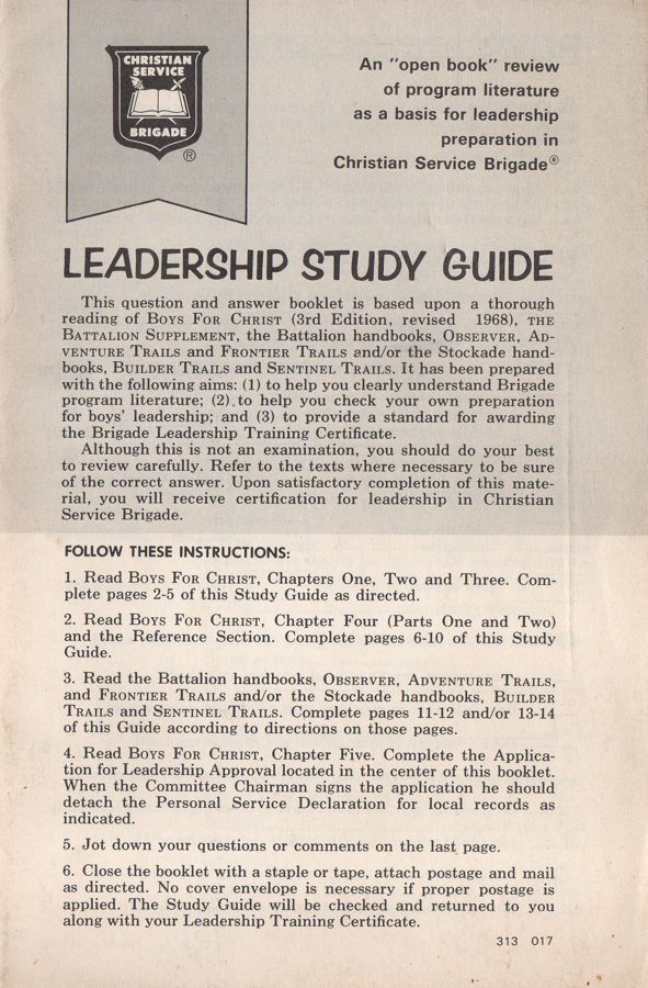 1960s Leadership Study Guide