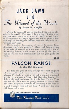 Jack Dawn and the Vanishing Horses Back Cover 1946